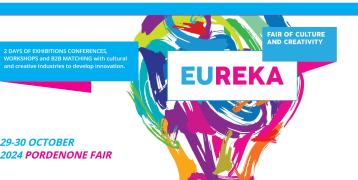 Eureka 2024 Fair of Culture and Creativity Pordenone Eureka 2024 Fair Poster
